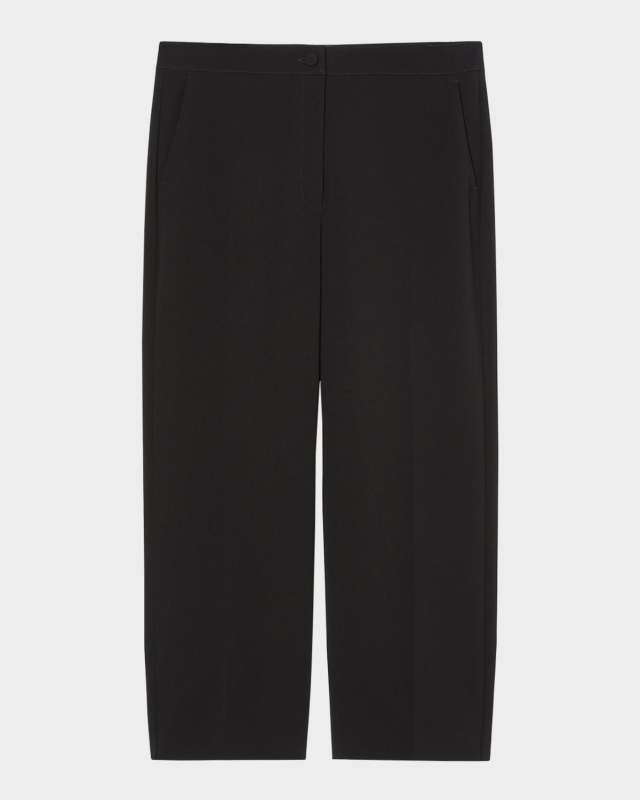 Plus Size Caliga Straight-Leg Ankle Trousers